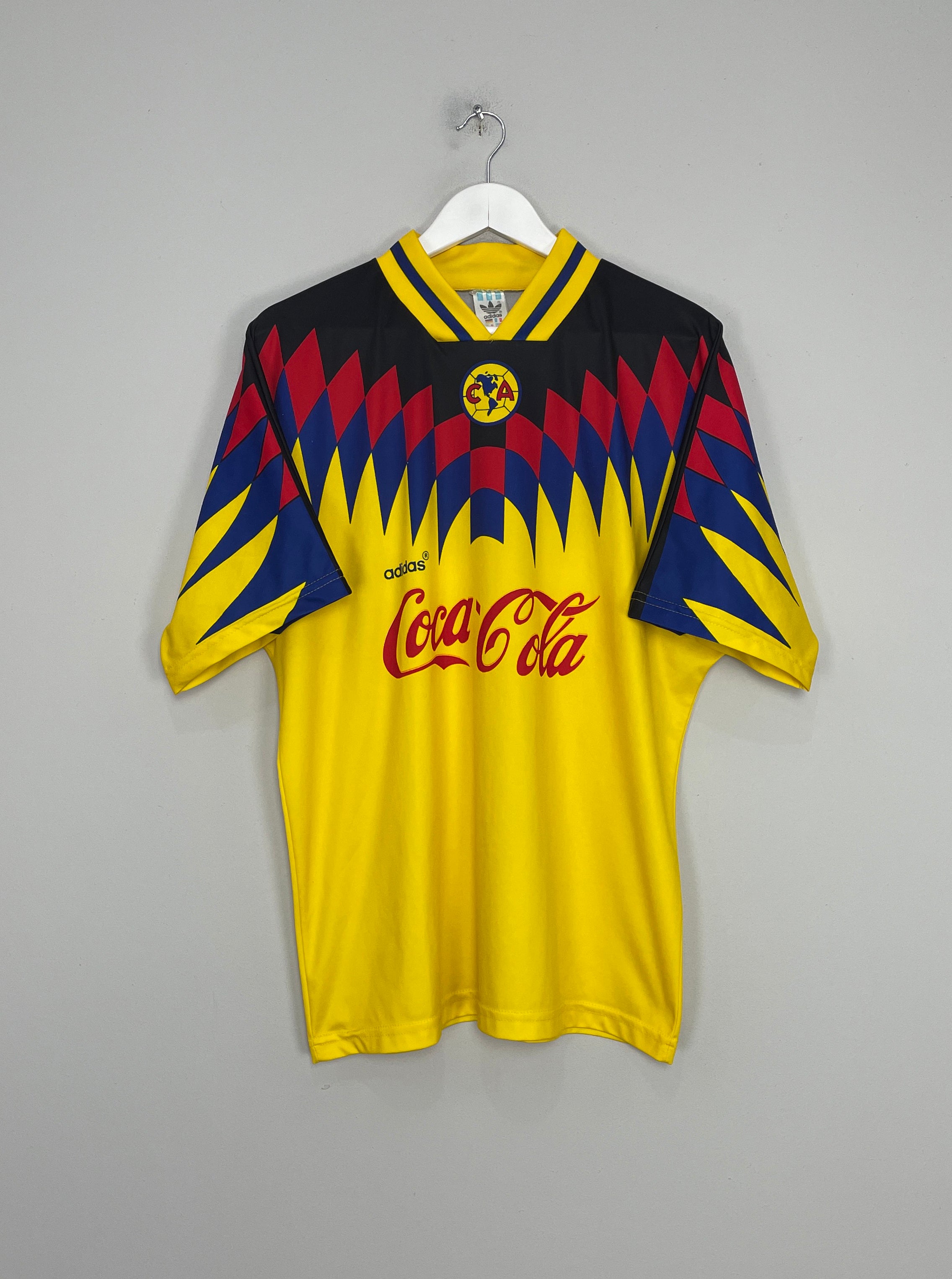 Shop 1994/96 CLUB AMERICA HOME SHIRT (M) ADIDAS, classic football shirts, vintage football shirts & retro soccer jerseys at Cult Kits