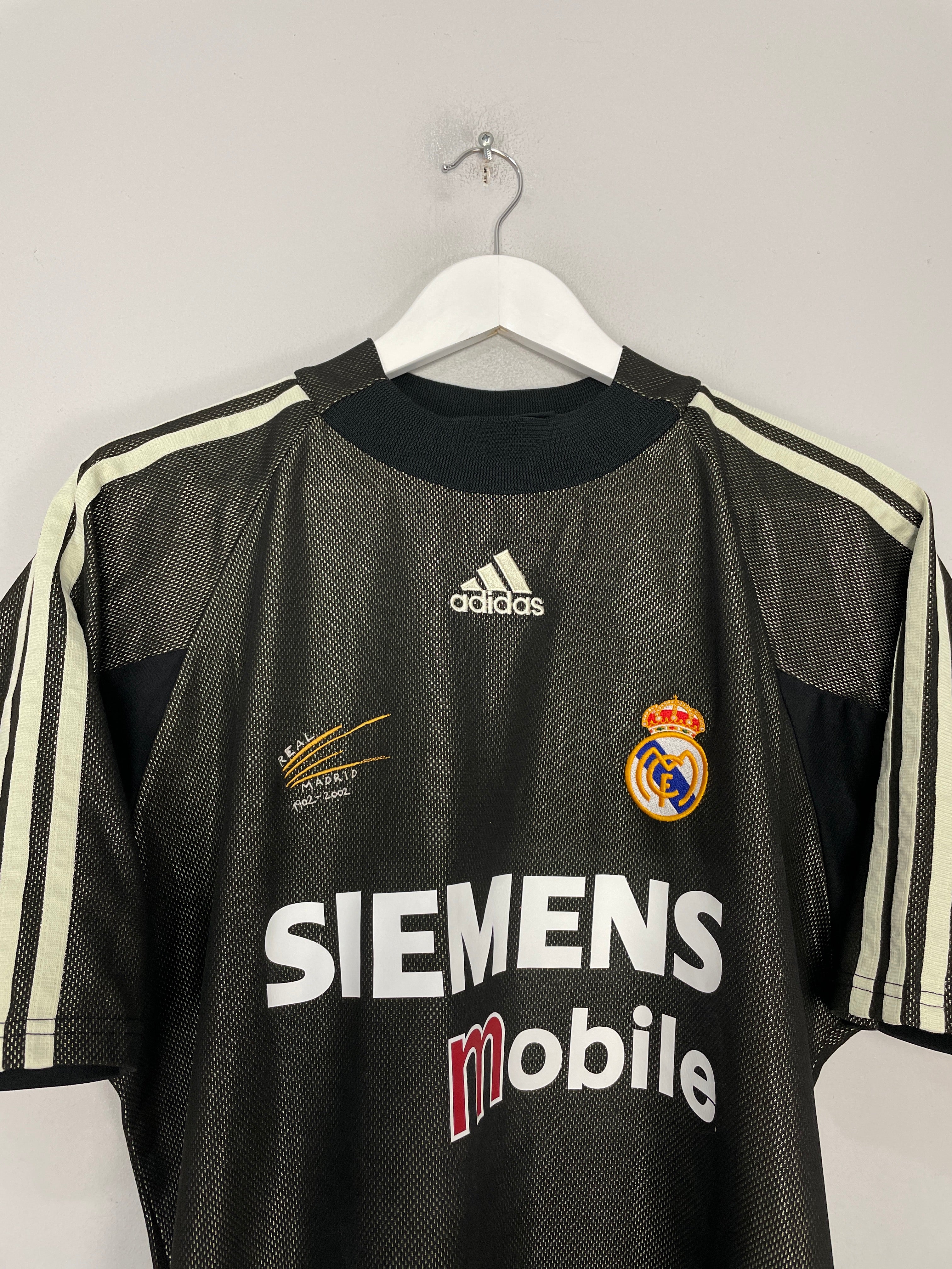 Shop 2002/03 REAL MADRID CASILLAS #1 *CENTENARY* GK SHIRT (M) ADIDAS, classic football shirts, vintage football shirts & retro soccer jerseys at Cult Kits