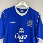 Shop 2004/05 EVERTON HIBBERT #22 HOME SHIRT (XL) PUMA, classic football shirts, vintage football shirts & retro soccer jerseys at Cult Kits
