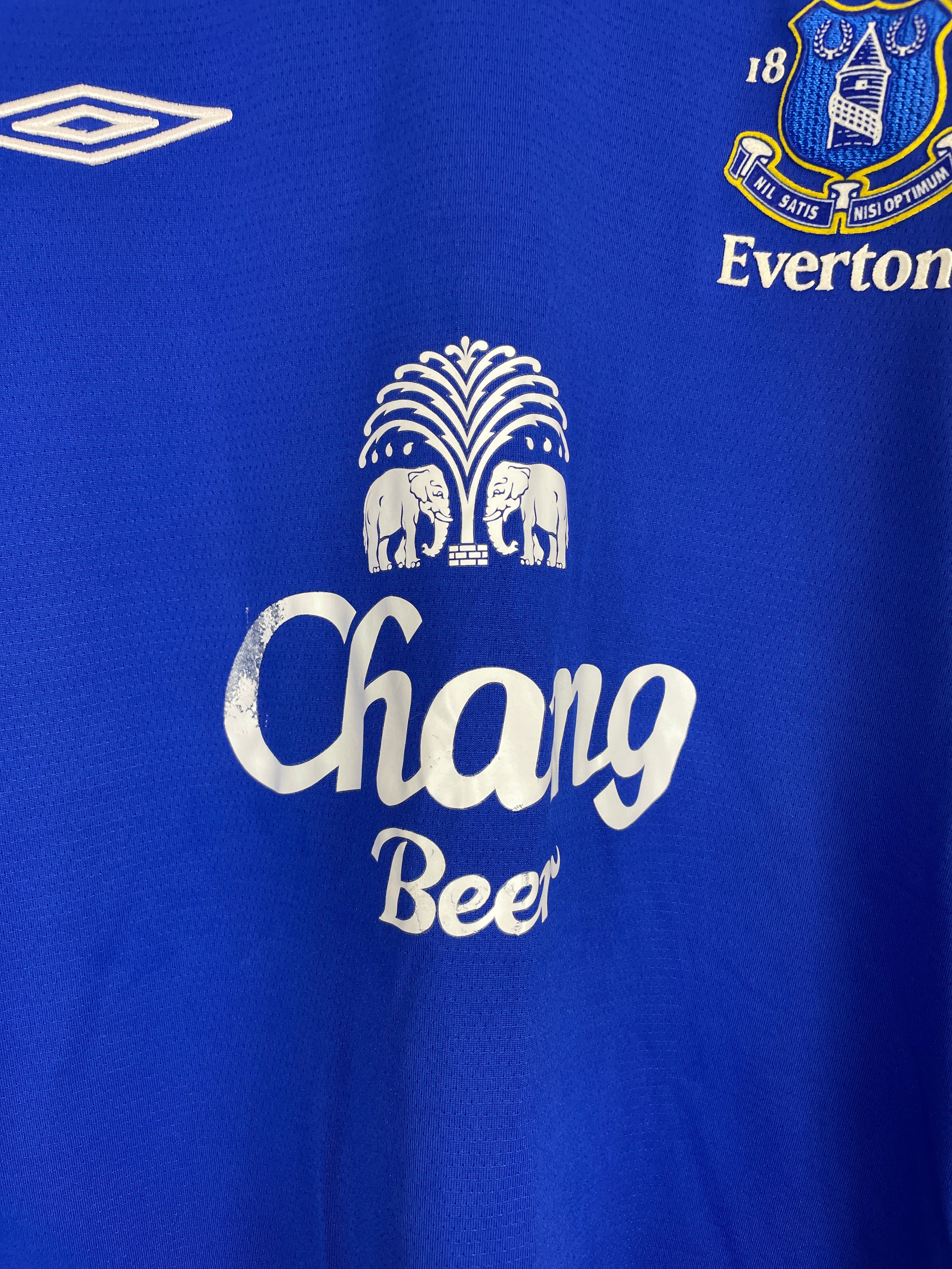 Shop 2004/05 EVERTON HIBBERT #22 HOME SHIRT (XL) PUMA, classic football shirts, vintage football shirts & retro soccer jerseys at Cult Kits