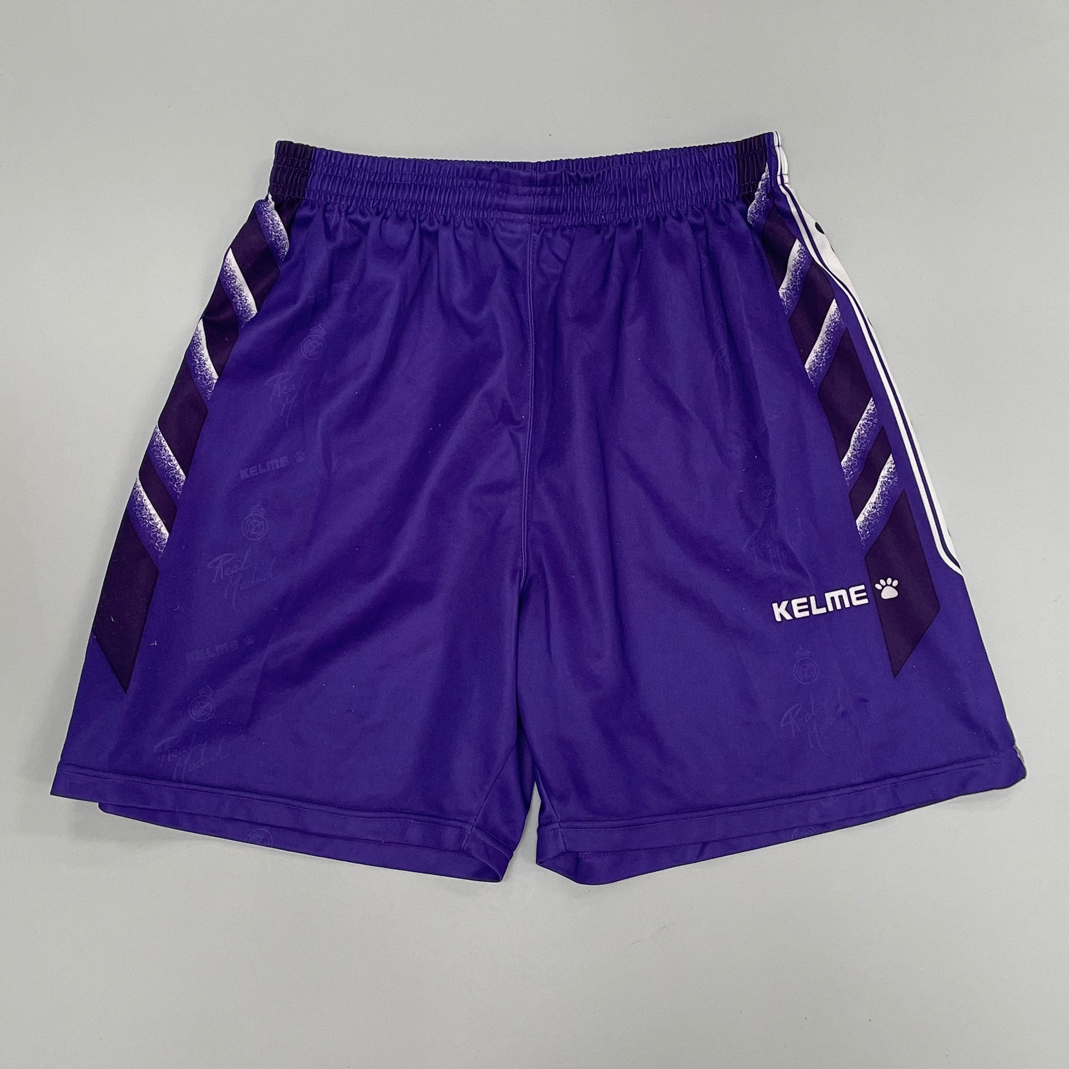 Shop 1997/98 REAL MADRID THIRD SHORTS (L) KELME, classic football shirts, vintage football shirts & retro soccer jerseys at Cult Kits