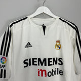 2004/05 REAL MADRID RONALDO #9 *PLAYER ISSUE* HOME SHIRT (L) ADIDAS
