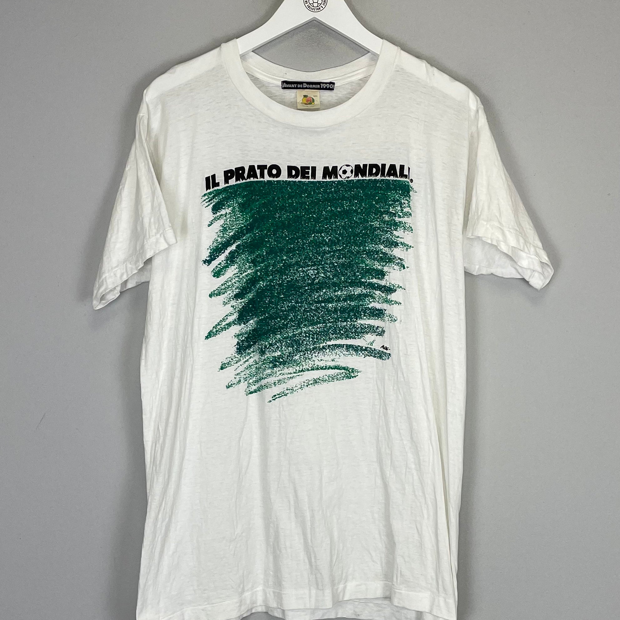 Shop 1990 IL PRATO DEI MONDIALI ITALIA 90 T-SHIRT (XXL), classic football shirts, vintage football shirts & retro soccer jerseys at Cult Kits