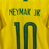 2018/19 BRAZIL NEYMAR JR #10 HOME SHIRT (M) NIKE