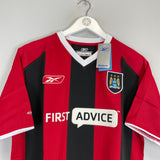 Shop 2003/04 MANCHESTER CITY ANELKA #39 *BNWT* AWAY SHIRT (M) REEBOK, classic football shirts, vintage football shirts & retro soccer jerseys at Cult Kits