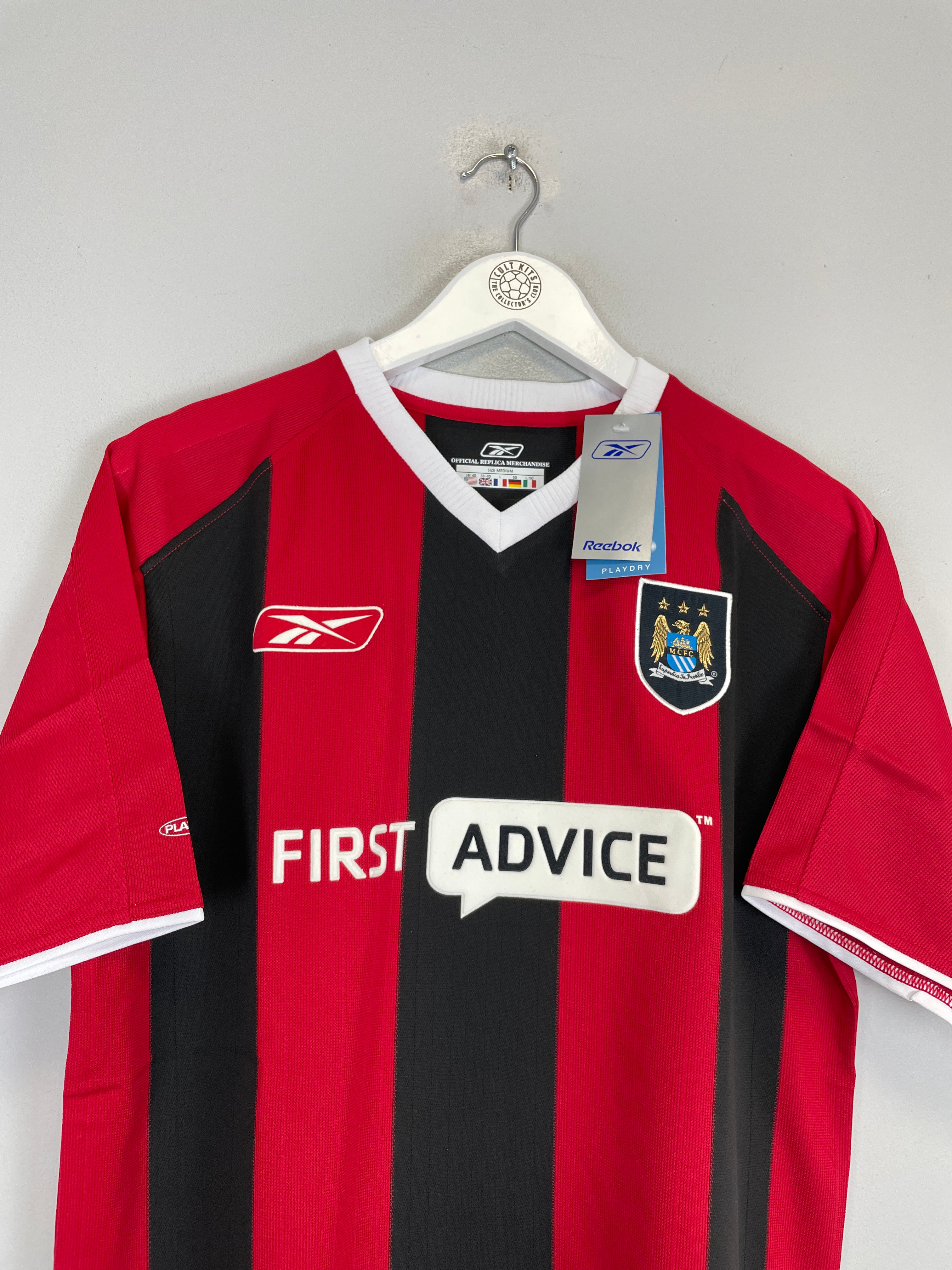Shop 2003/04 MANCHESTER CITY ANELKA #39 *BNWT* AWAY SHIRT (M) REEBOK, classic football shirts, vintage football shirts & retro soccer jerseys at Cult Kits