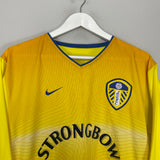 2002/03 LEEDS UNITED L/S AWAY SHIRT (L) NIKE