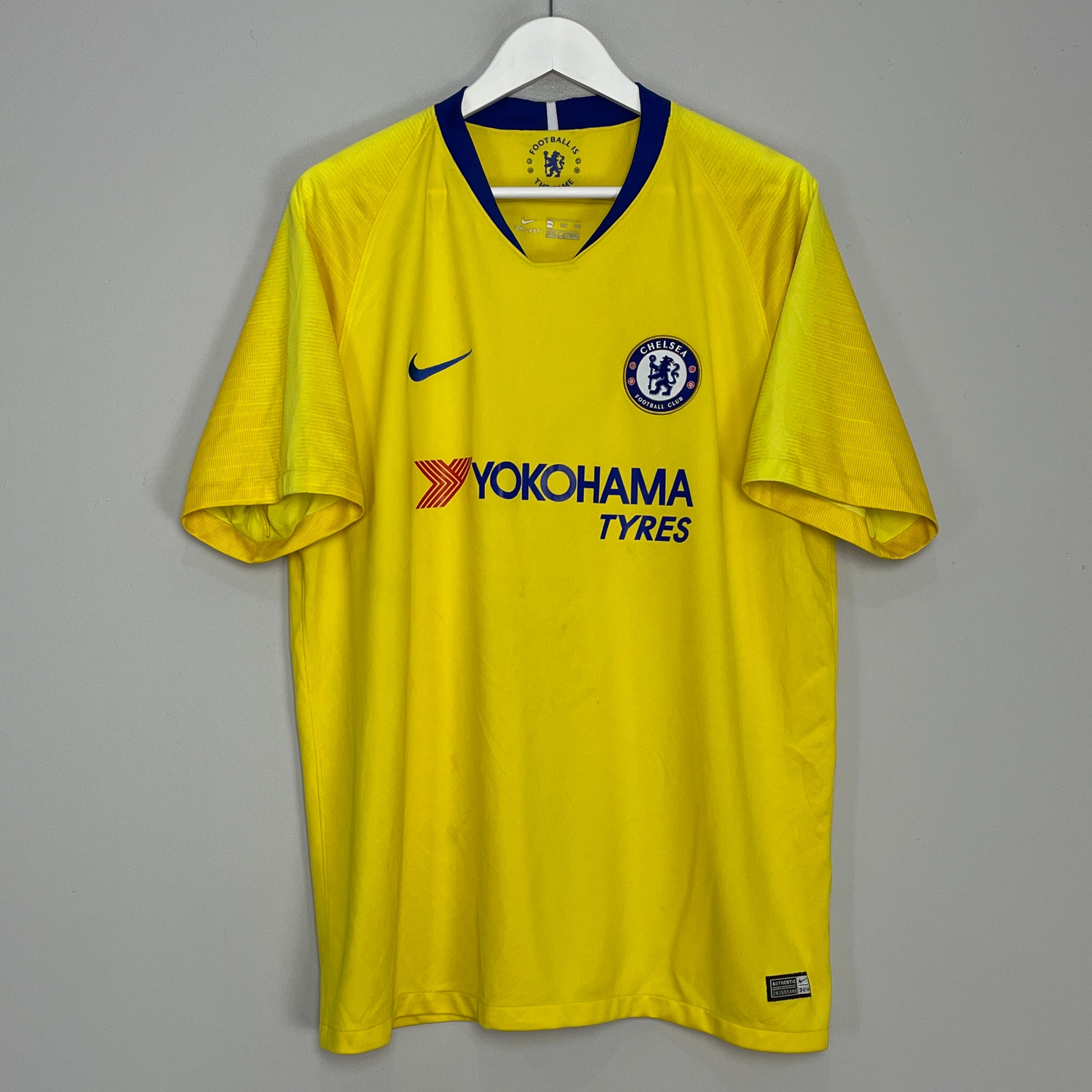 Shop 2018/19 CHELSEA AWAY SHIRT (XXL) NIKE, classic football shirts, vintage football shirts & retro soccer jerseys at Cult Kits