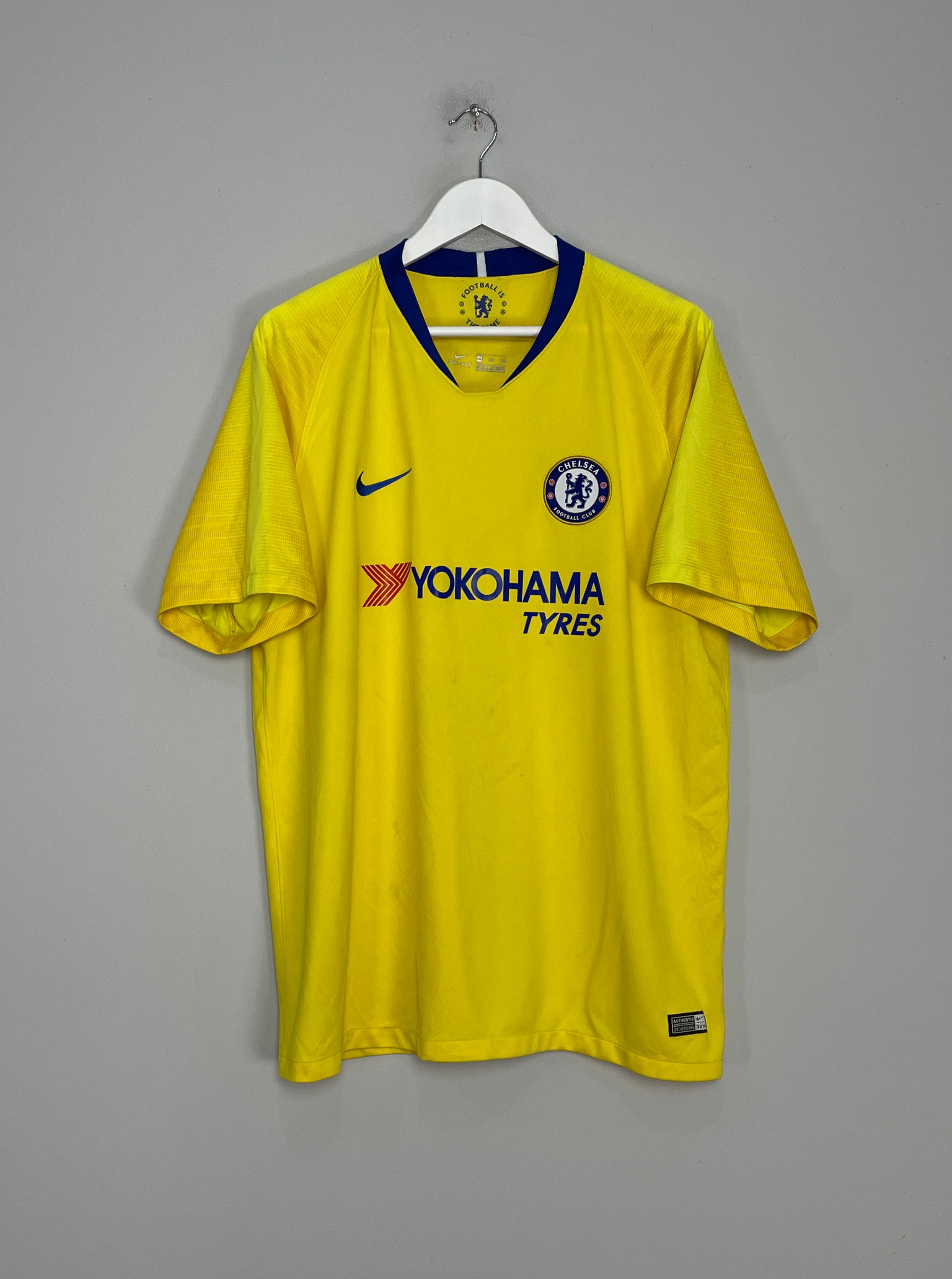 Shop 2018/19 CHELSEA AWAY SHIRT (XXL) NIKE, classic football shirts, vintage football shirts & retro soccer jerseys at Cult Kits