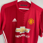 Shop 2016/17 MANCHESTER UNITED IBRAHIMOVIC #9 HOME SHIRT (L) ADIDAS, classic football shirts, vintage football shirts & retro soccer jerseys at Cult Kits