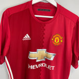 Shop 2016/17 MANCHESTER UNITED IBRAHIMOVIC #9 HOME SHIRT (L) ADIDAS, classic football shirts, vintage football shirts & retro soccer jerseys at Cult Kits