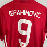 Shop 2016/17 MANCHESTER UNITED IBRAHIMOVIC #9 HOME SHIRT (L) ADIDAS, classic football shirts, vintage football shirts & retro soccer jerseys at Cult Kits
