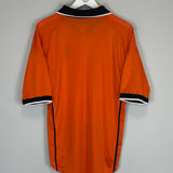 Shop 1998/00 NETHERLANDS HOME SHIRT (L) NIKE, classic football shirts, vintage football shirts & retro soccer jerseys at Cult Kits