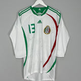 2008/09 MEXICO #13 *SQUAD SIGNED* AWAY SHIRT (L) ADIDAS