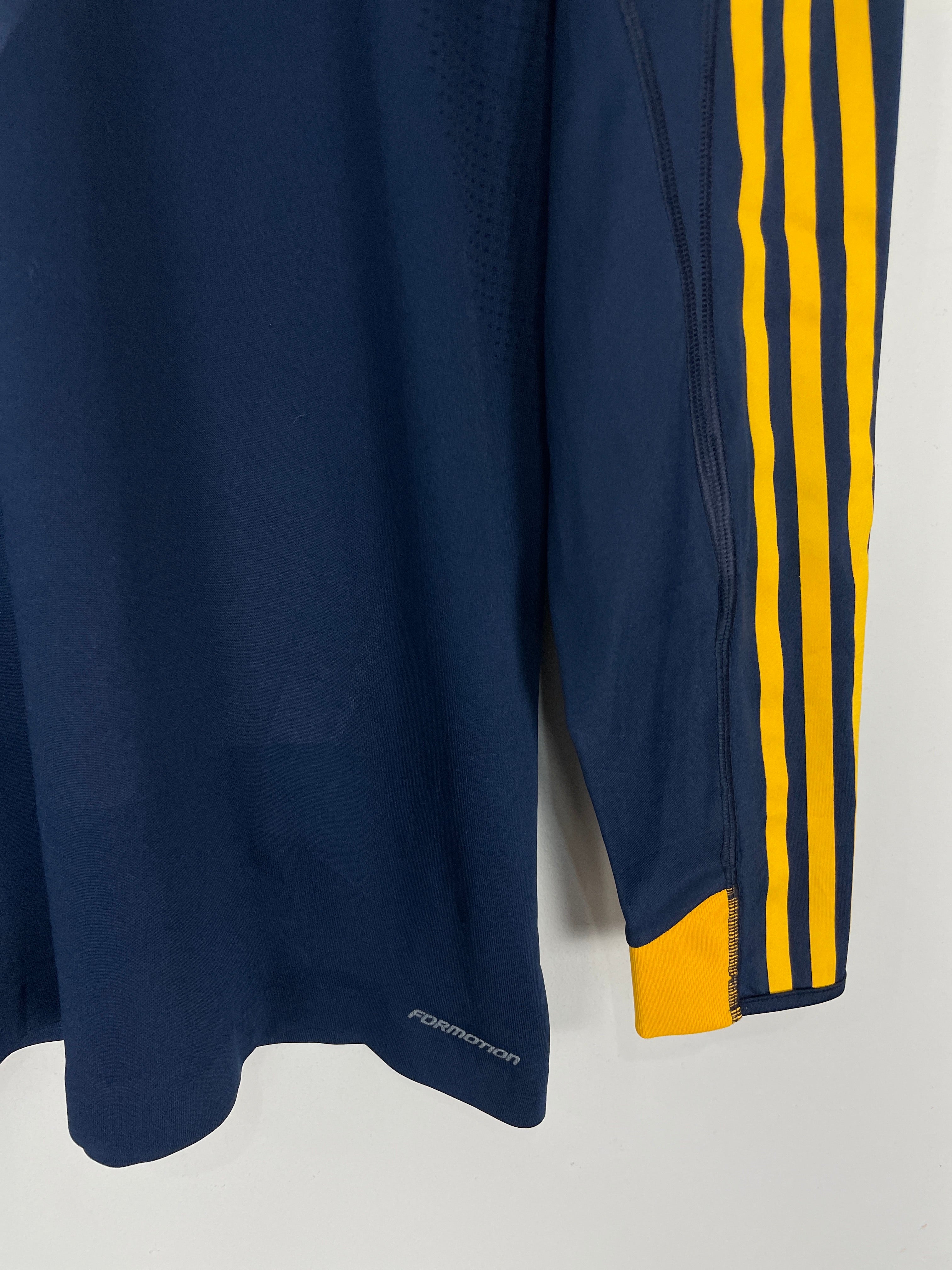 Shop 2013/15 LA GALAXY BECKHAM #23 *PLAYER ISSUE* L/S AWAY SHIRT (L) ADIDAS, classic football shirts, vintage football shirts & retro soccer jerseys at Cult Kits