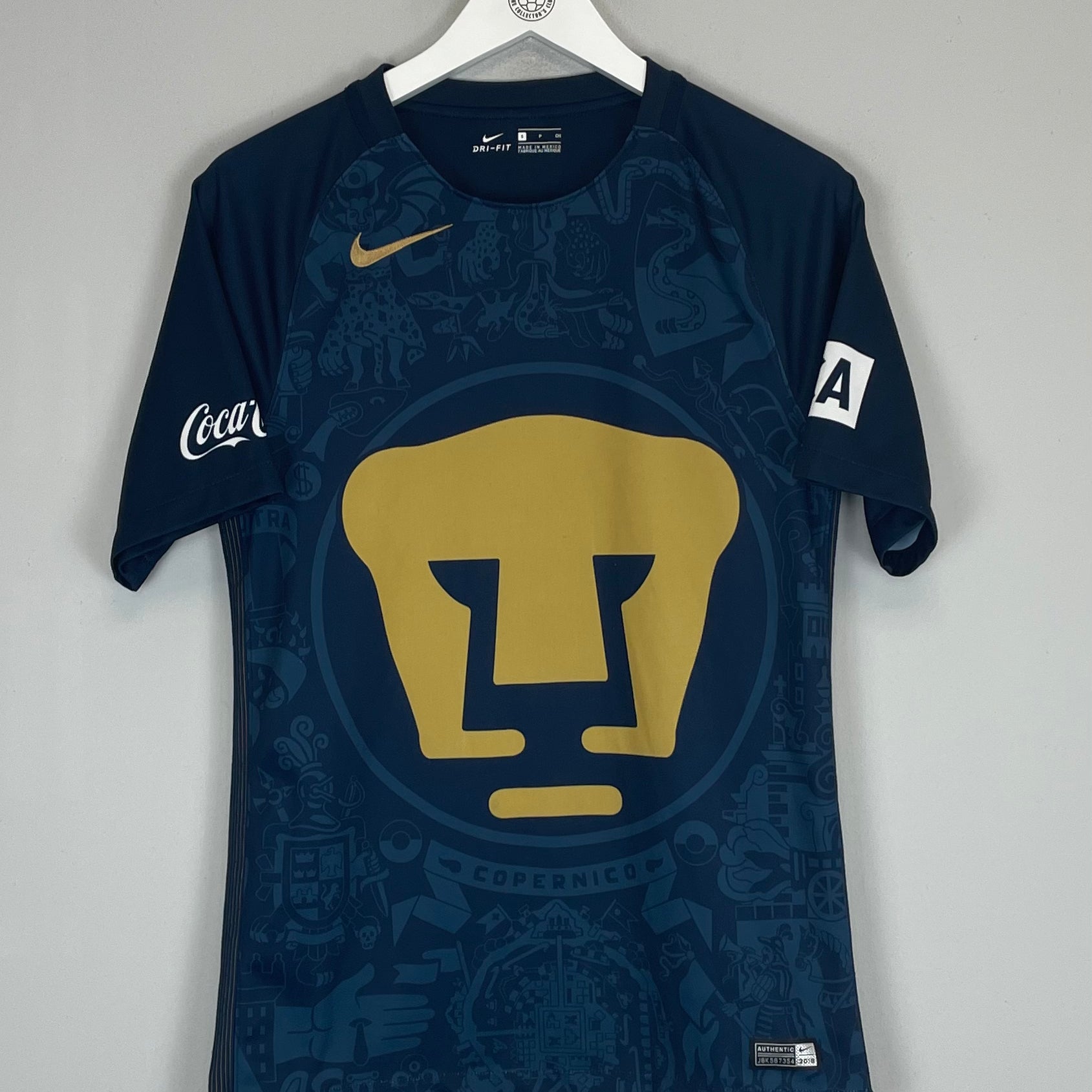 Shop 2016/17 UNAM PUMAS AWAY SHIRT (S) NIKE, classic football shirts, vintage football shirts & retro soccer jerseys at Cult Kits