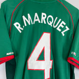 Shop 2001/02 MEXICO R.MARQUEZ #4 HOME SHIRT (XXL) ATLETICA, classic football shirts, vintage football shirts & retro soccer jerseys at Cult Kits