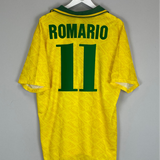 1991/93 BRAZIL ROMARIO #11 HOME SHIRT (XL) UMBRO