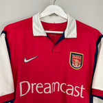 Shop 1999/00 ARSENAL HENRY #14 HOME SHIRT (M) NIKE, classic football shirts, vintage football shirts & retro soccer jerseys at Cult Kits