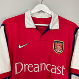 Shop 1999/00 ARSENAL HENRY #14 HOME SHIRT (M) NIKE, classic football shirts, vintage football shirts & retro soccer jerseys at Cult Kits