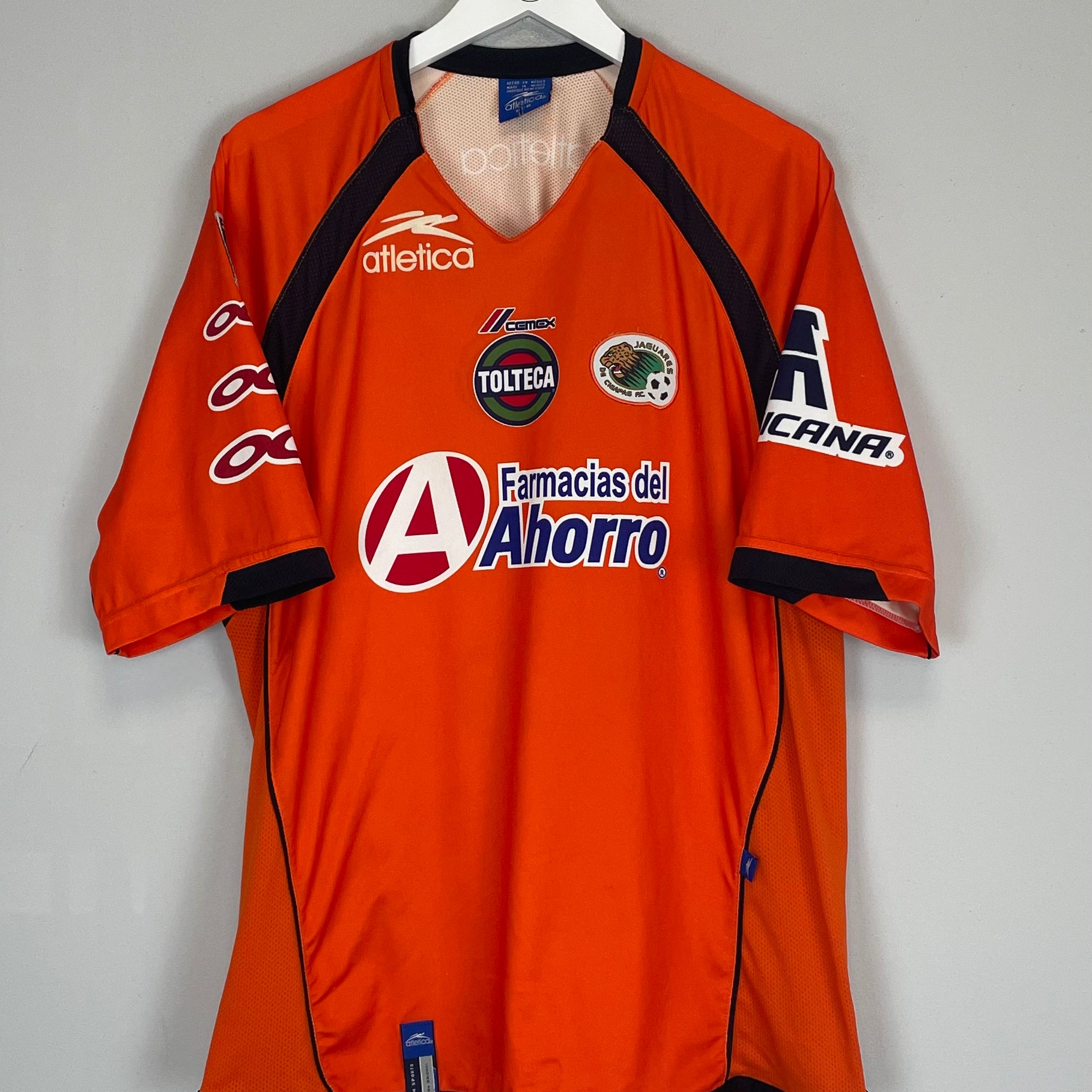 Shop 2004/05 CHIAPAS JAUARES HOME SHIRT (XL) ATLETICA, classic football shirts, vintage football shirts & retro soccer jerseys at Cult Kits