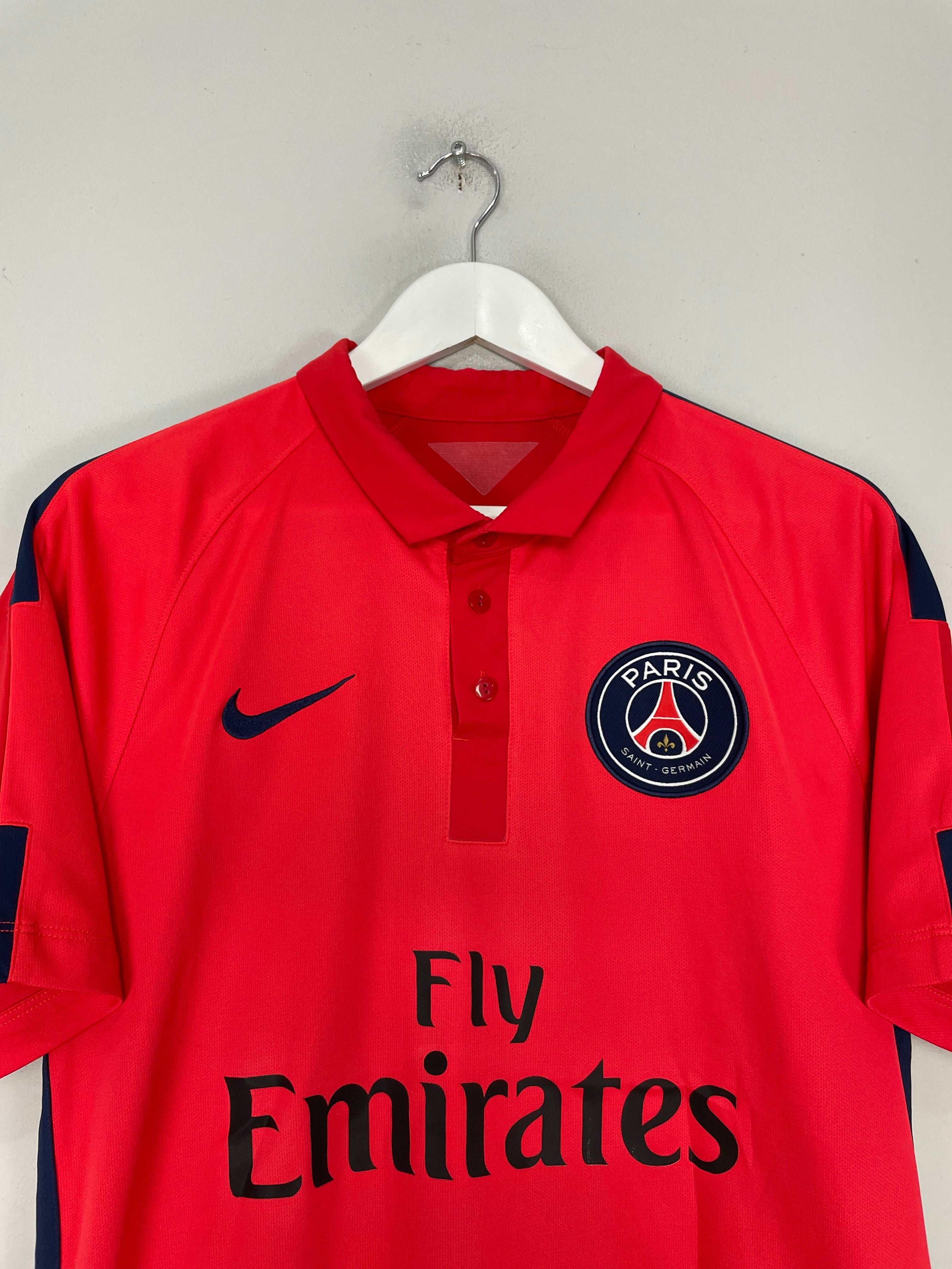 Shop 2014/15 PSG IBRAHIMOVIC #10 AWAY SHIRT (M) NIKE, classic football shirts, vintage football shirts & retro soccer jerseys at Cult Kits