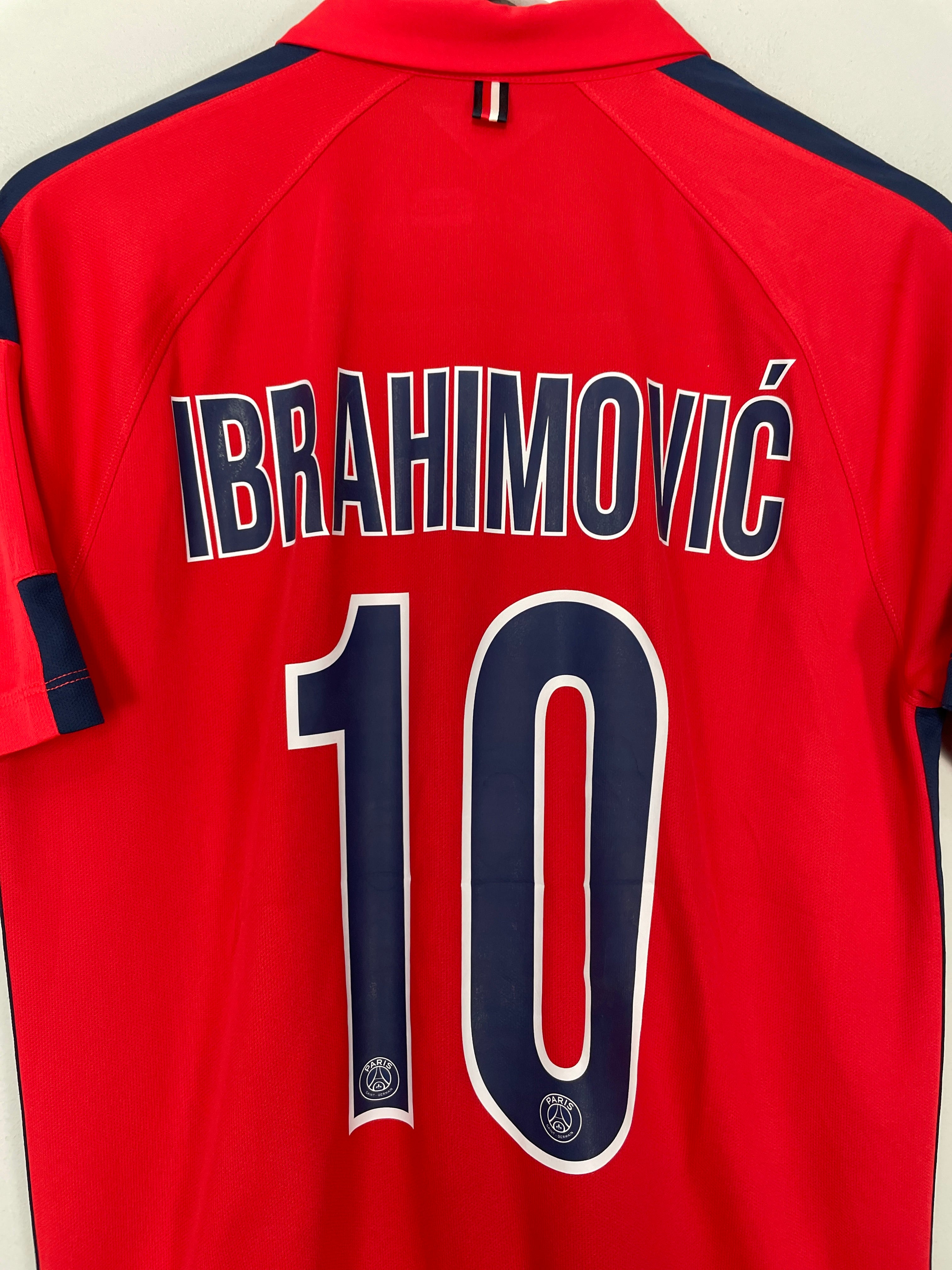 Shop 2014/15 PSG IBRAHIMOVIC #10 AWAY SHIRT (M) NIKE, classic football shirts, vintage football shirts & retro soccer jerseys at Cult Kits