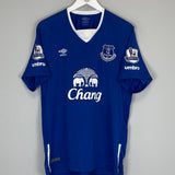 Shop 2015/16 EVERTON HOME SHIRT (XL) UMBRO, classic football shirts, vintage football shirts & retro soccer jerseys at Cult Kits