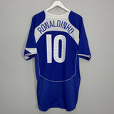2004/06 BRAZIL RONALDINHO #10 AWAY SHIRT (XXXL) NIKE