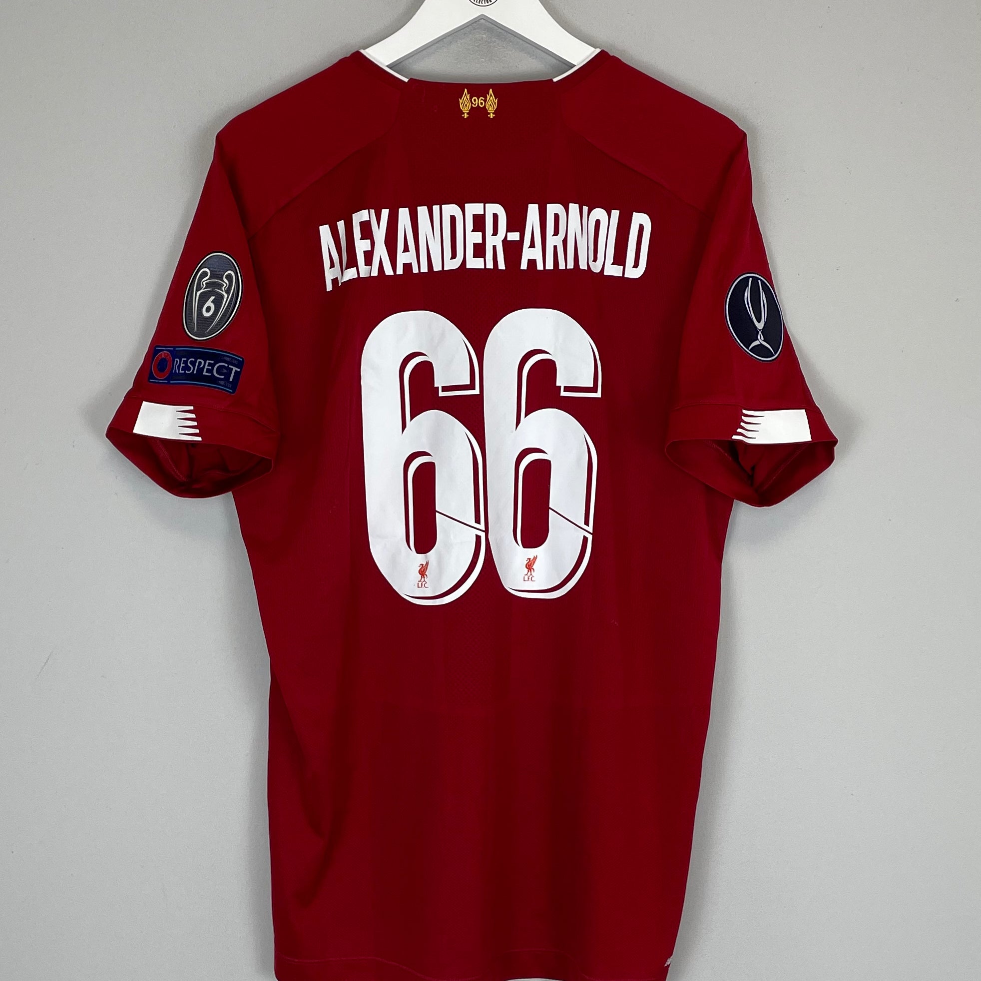 Shop 2019/20 LIVERPOOL ALEXANDER-ARNOLD #66 HOME SHIRT (XL) NEW BALANCE, classic football shirts, vintage football shirts & retro soccer jerseys at Cult Kits