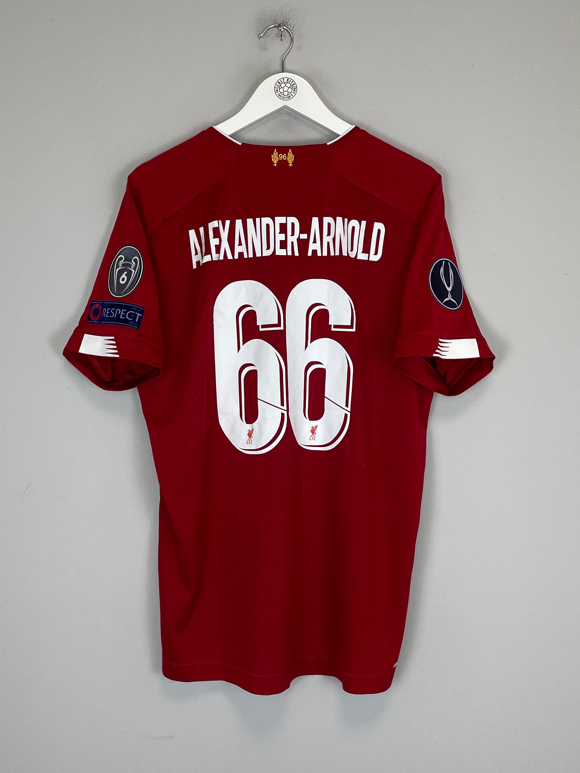 Shop 2019/20 LIVERPOOL ALEXANDER-ARNOLD #66 HOME SHIRT (XL) NEW BALANCE, classic football shirts, vintage football shirts & retro soccer jerseys at Cult Kits