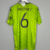 2022/23 Manchester United Martinez #6 *BNWT* Third Shirt (Multiple Sizes) Adidas