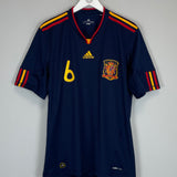 2010/11 SPAIN A.INIESTA #6 AWAY SHIRT (L) ADIDAS