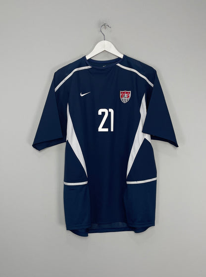 2002 USA DONOVAN #21 *BNWT* AWAY SHIRT (L) NIKE