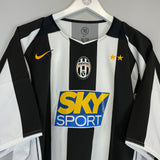 Shop 2004/05 JUVENTUS DEL PIERO #10 *BNWT* HOME SHIRT (XL) NIKE, classic football shirts, vintage football shirts & retro soccer jerseys at Cult Kits