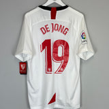 2019/20 SEVILLA DE JONG #19 *BNWT* HOME SHIRT (XL) NIKE