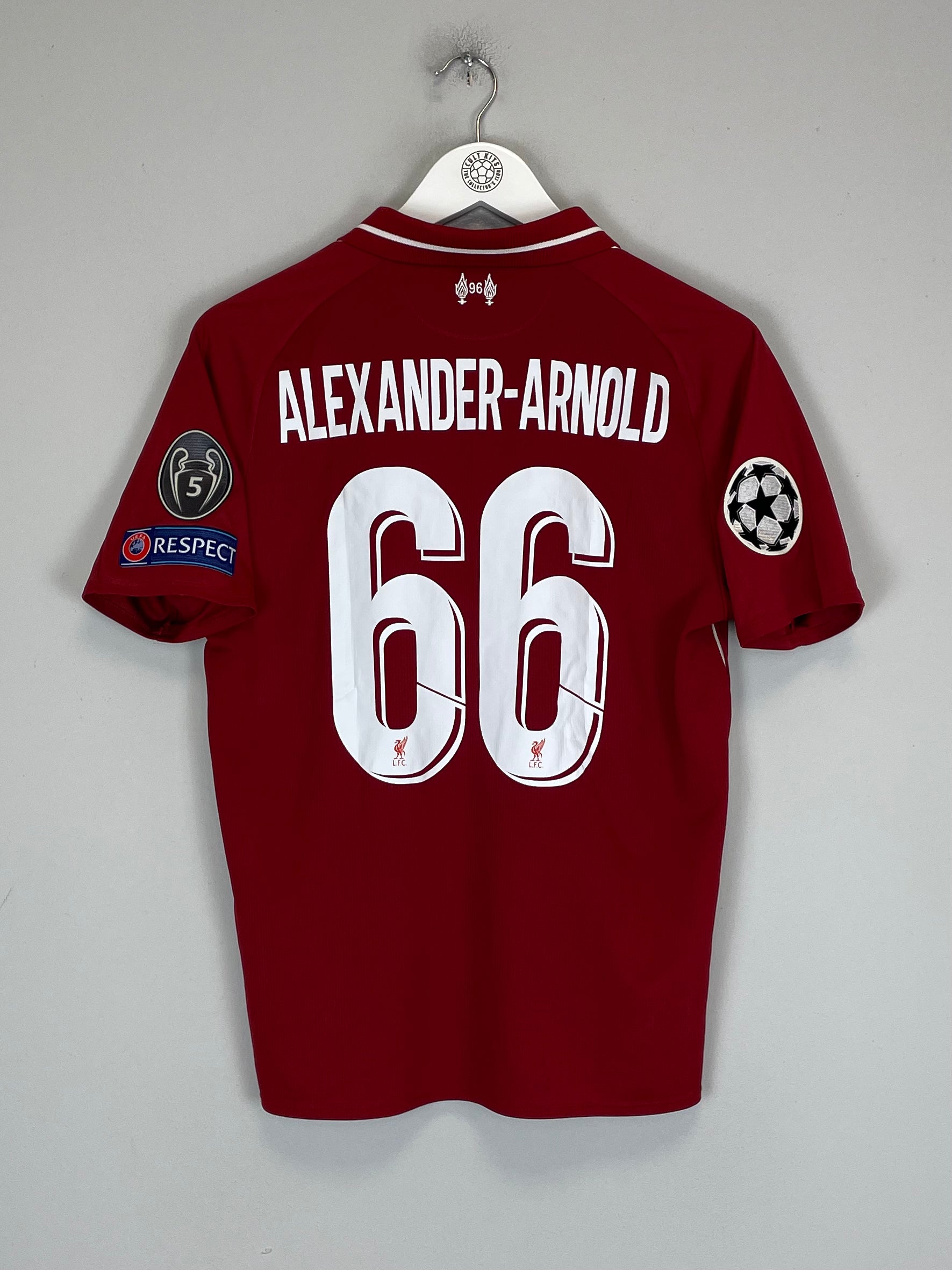 Shop 2018/19 LIVERPOOL ALEXANDER-ARNOLD #66 C/L HOME SHIRT (S) NEW BALANCE, classic football shirts, vintage football shirts & retro soccer jerseys at Cult Kits