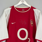 Shop 2002/04 ARSENAL *SIGNED* HOME SHIRT (XL) NIKE, classic football shirts, vintage football shirts & retro soccer jerseys at Cult Kits