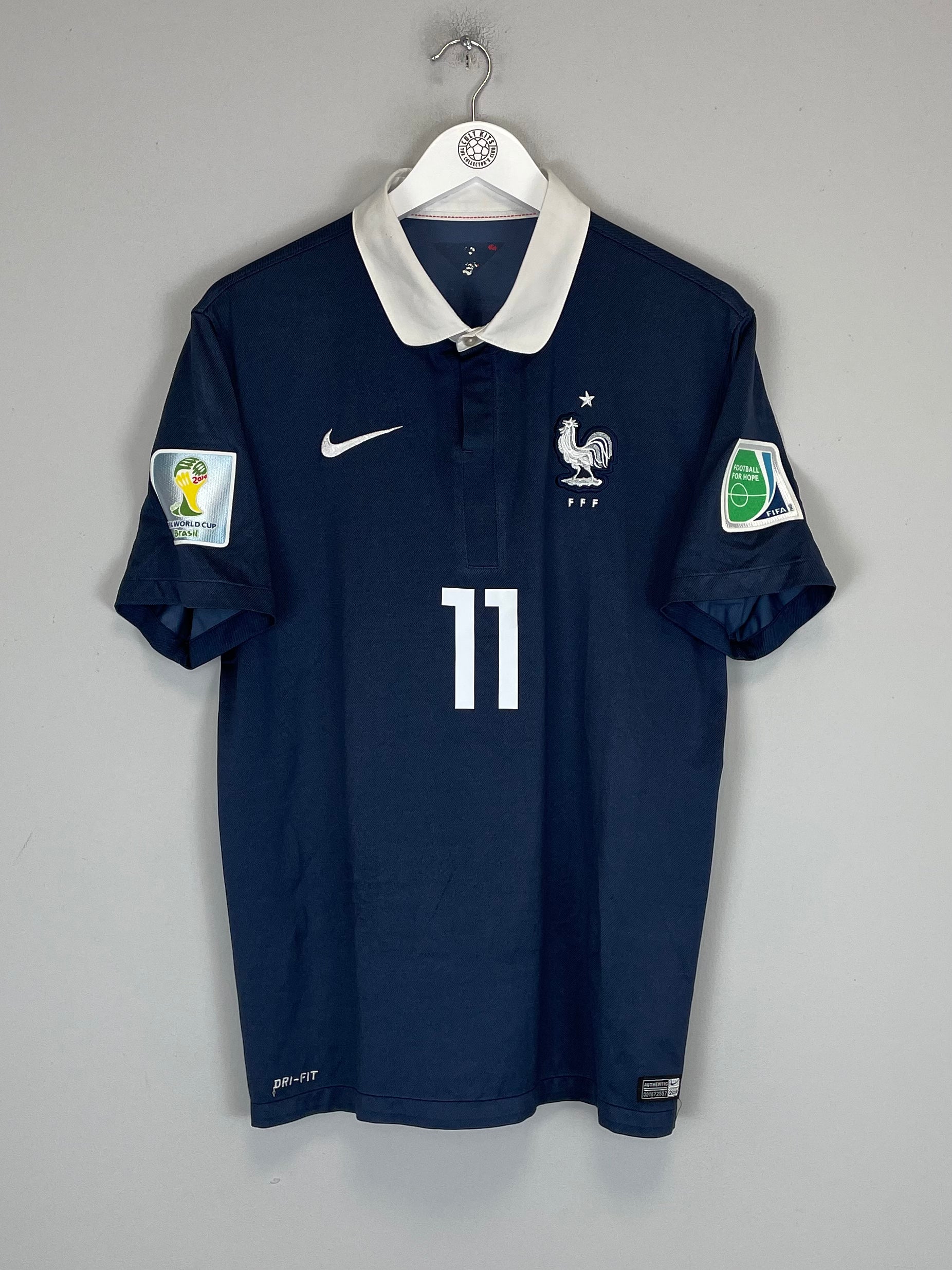 Shop 2014/15 FRANCE GRIEZMANN #11 HOME SHIRT (L) NIKE, classic football shirts, vintage football shirts & retro soccer jerseys at Cult Kits