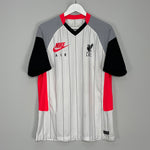 Shop 2020/21 LIVERPOOL TRAINING SHIRT (L) NIKE, classic football shirts, vintage football shirts & retro soccer jerseys at Cult Kits