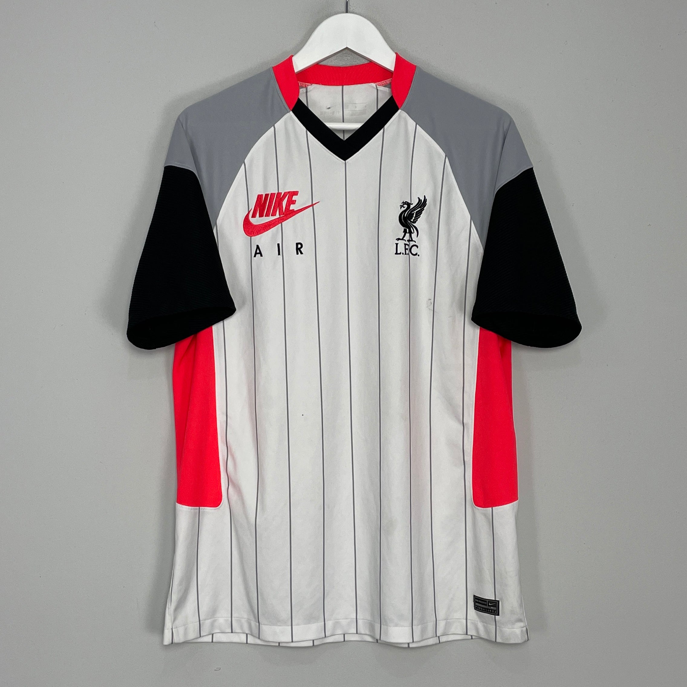Shop 2020/21 LIVERPOOL TRAINING SHIRT (L) NIKE, classic football shirts, vintage football shirts & retro soccer jerseys at Cult Kits