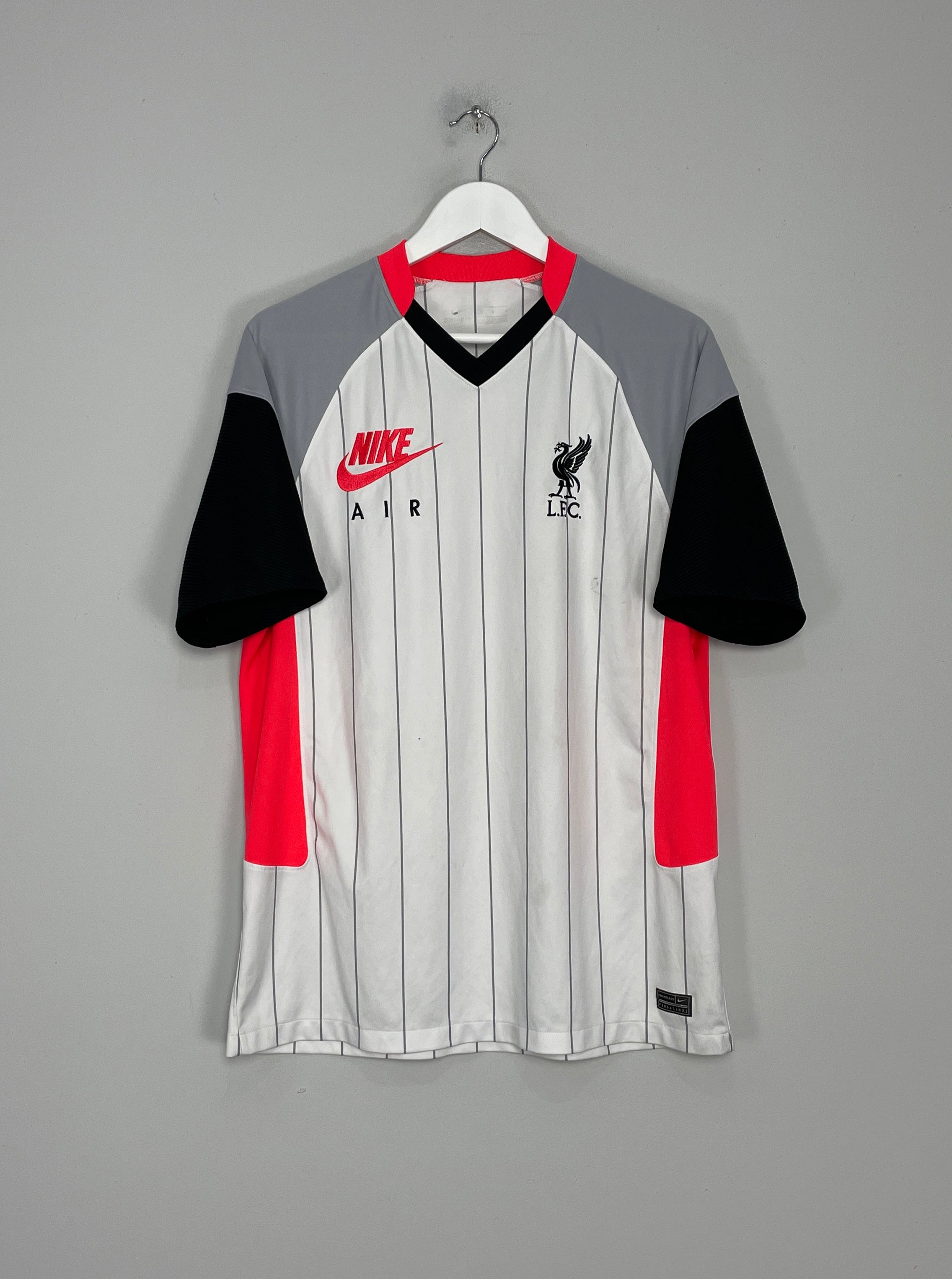 Shop 2020/21 LIVERPOOL TRAINING SHIRT (L) NIKE, classic football shirts, vintage football shirts & retro soccer jerseys at Cult Kits
