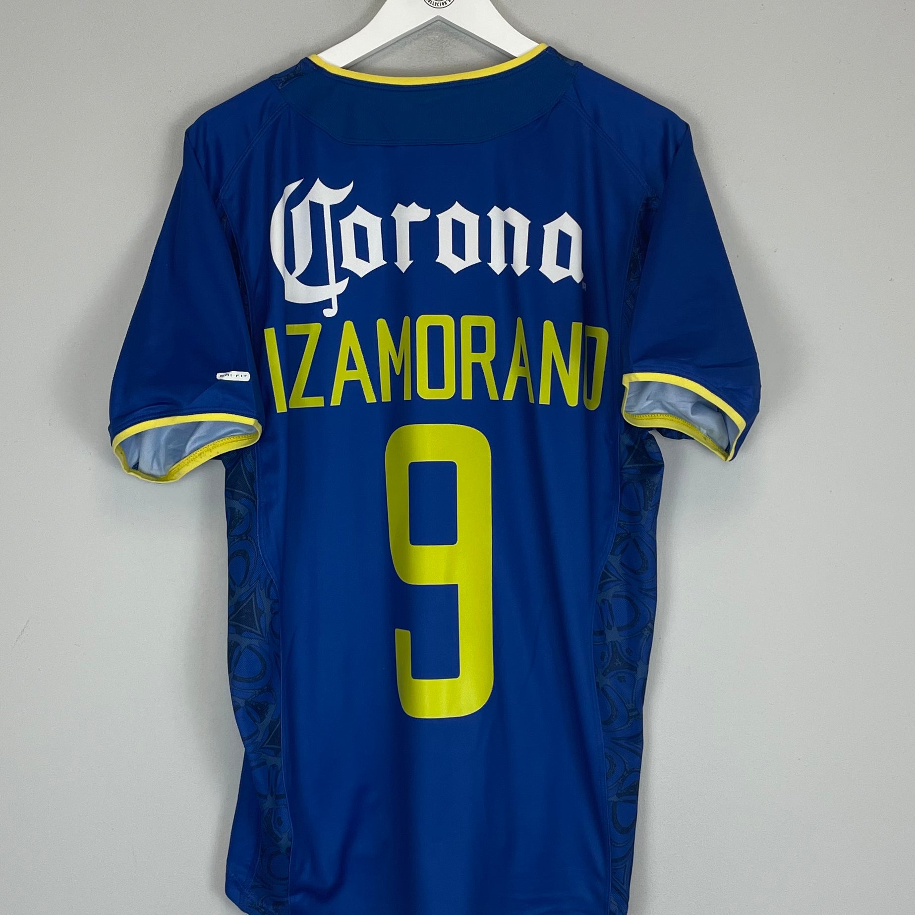 Shop 2002/03 CLUB AMERICA ZAMORANO #9 AWAY SHIRT (L) NIKE, classic football shirts, vintage football shirts & retro soccer jerseys at Cult Kits