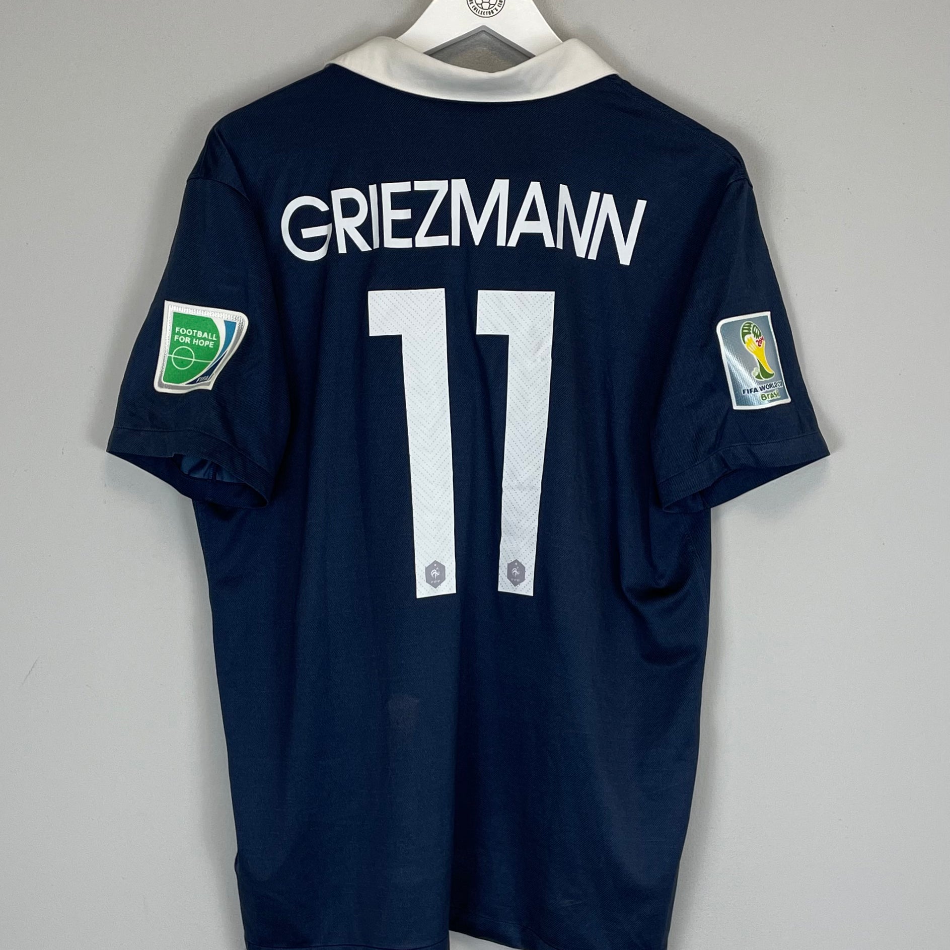 Shop 2014/15 FRANCE GRIEZMANN #11 HOME SHIRT (L) NIKE, classic football shirts, vintage football shirts & retro soccer jerseys at Cult Kits