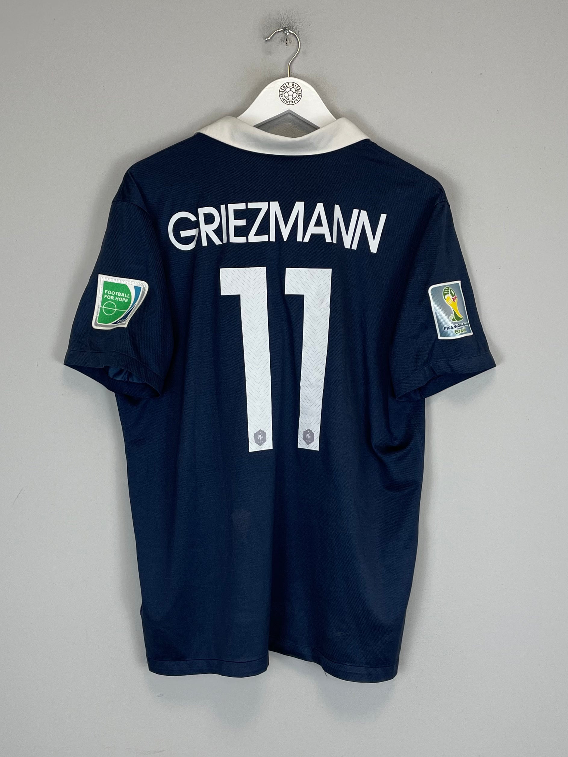 Shop 2014/15 FRANCE GRIEZMANN #11 HOME SHIRT (L) NIKE, classic football shirts, vintage football shirts & retro soccer jerseys at Cult Kits