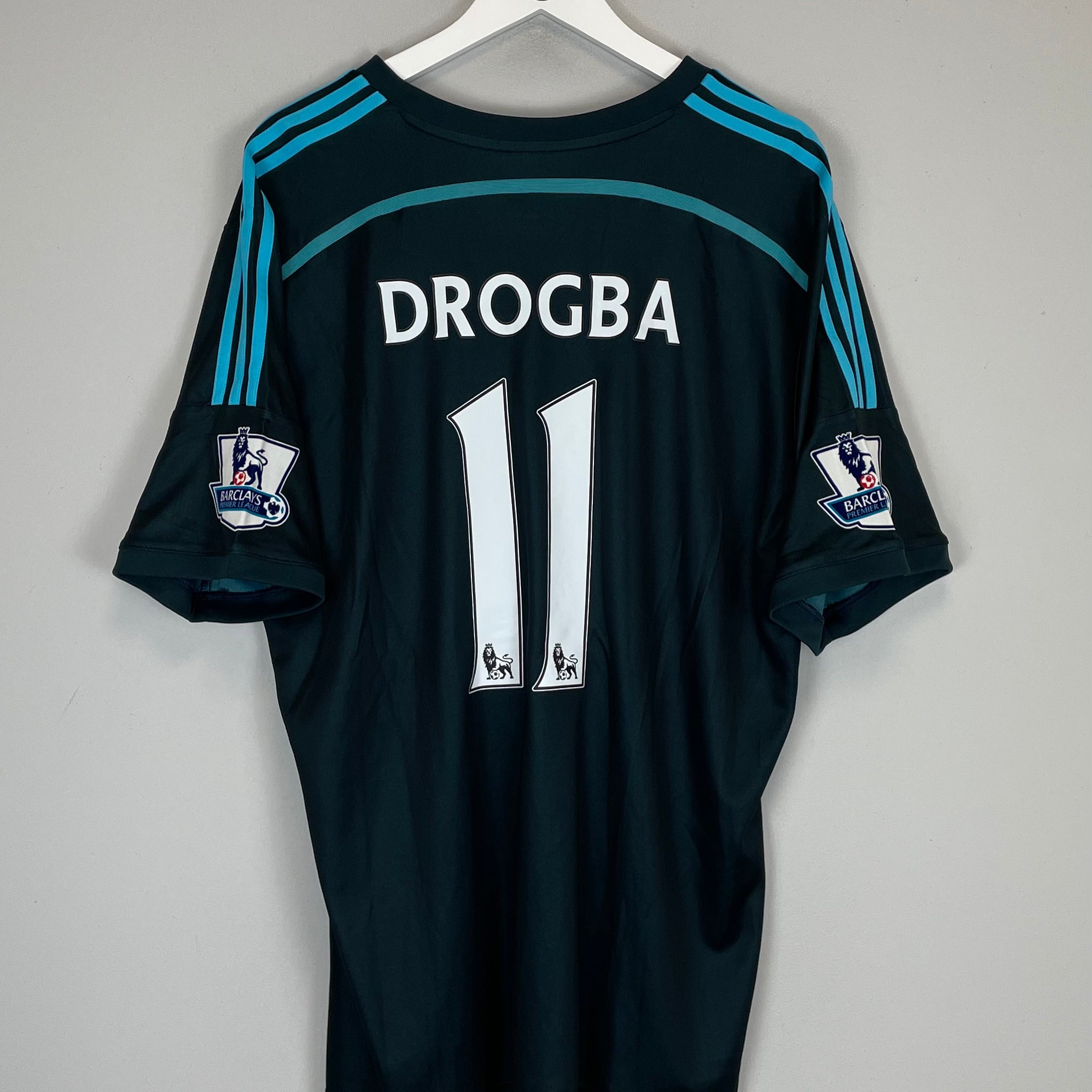 Shop 2014/15 CHELSEA DROGBA #11 THIRD SHIRT (XXL) ADIDAS, classic football shirts, vintage football shirts & retro soccer jerseys at Cult Kits