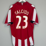 Shop 2006/08 PSV SALCIDO #23 HOME SHIRT (XL) NIKE, classic football shirts, vintage football shirts & retro soccer jerseys at Cult Kits
