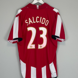 Shop 2006/08 PSV SALCIDO #23 HOME SHIRT (XL) NIKE, classic football shirts, vintage football shirts & retro soccer jerseys at Cult Kits
