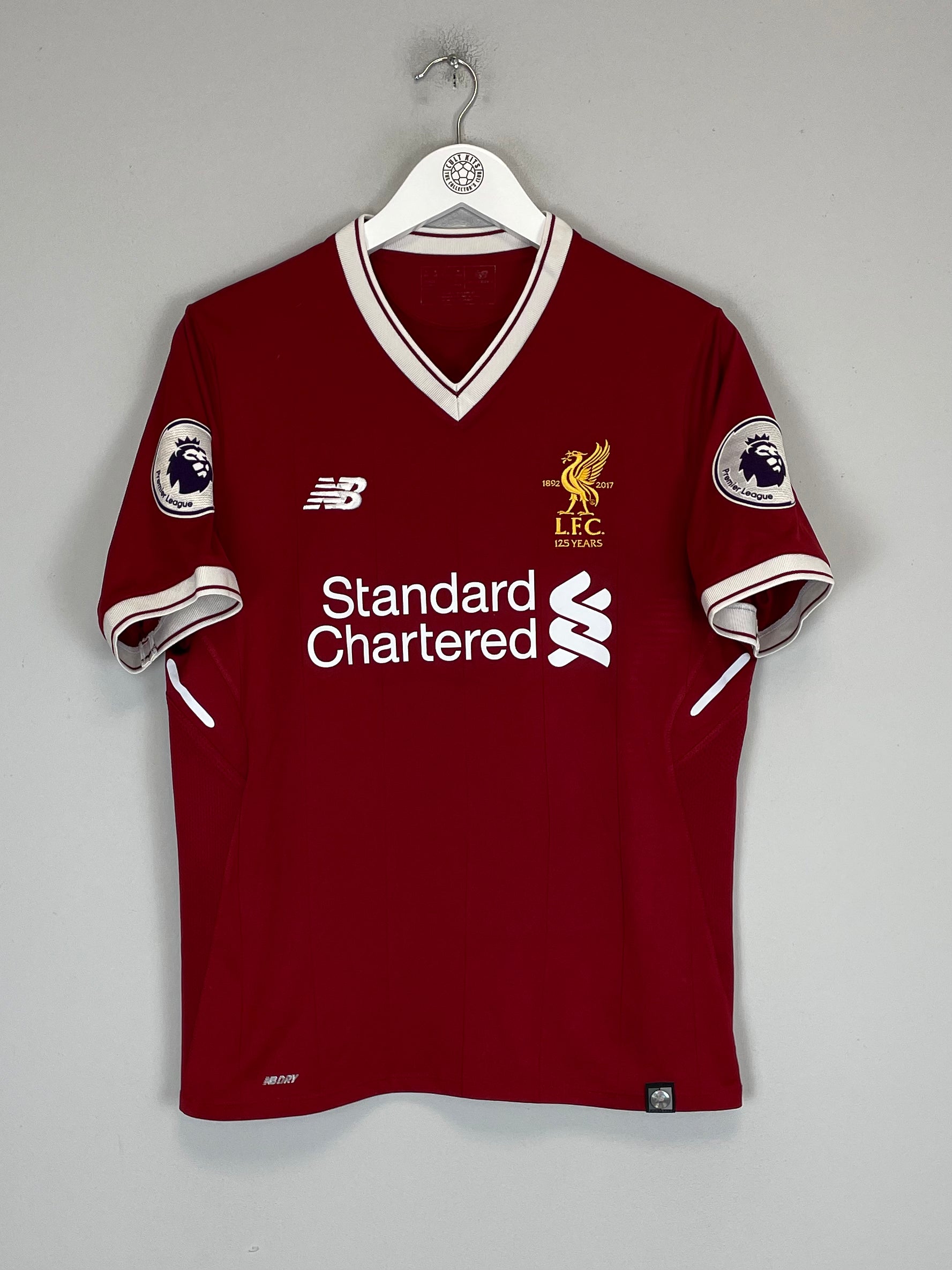 Shop 2017/18 LIVERPOOL M.SALAH #11 HOME SHIRT (S) NEW BALANCE, classic football shirts, vintage football shirts & retro soccer jerseys at Cult Kits