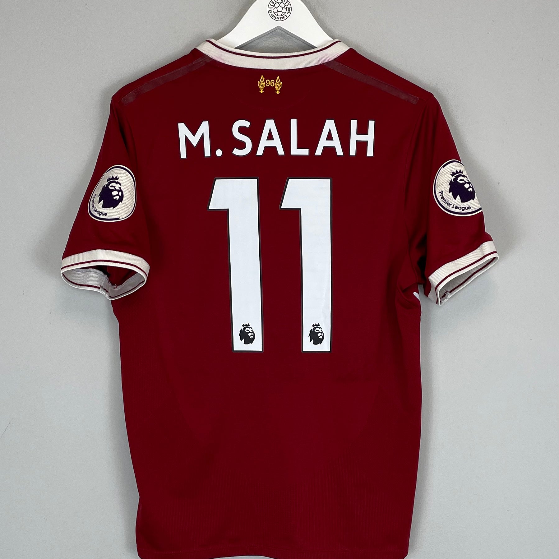 Shop 2017/18 LIVERPOOL M.SALAH #11 HOME SHIRT (S) NEW BALANCE, classic football shirts, vintage football shirts & retro soccer jerseys at Cult Kits